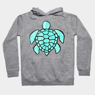 Love Life Aqua Sea Turtle Hoodie